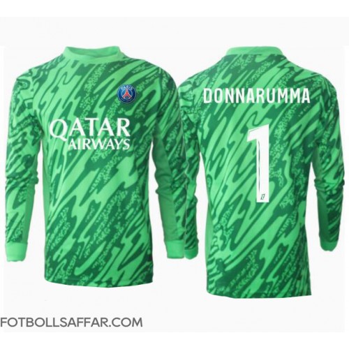 Paris Saint-Germain Gianluigi Donnarumma #1 Målvakt Hemmatröja 2024-25 Långärmad
